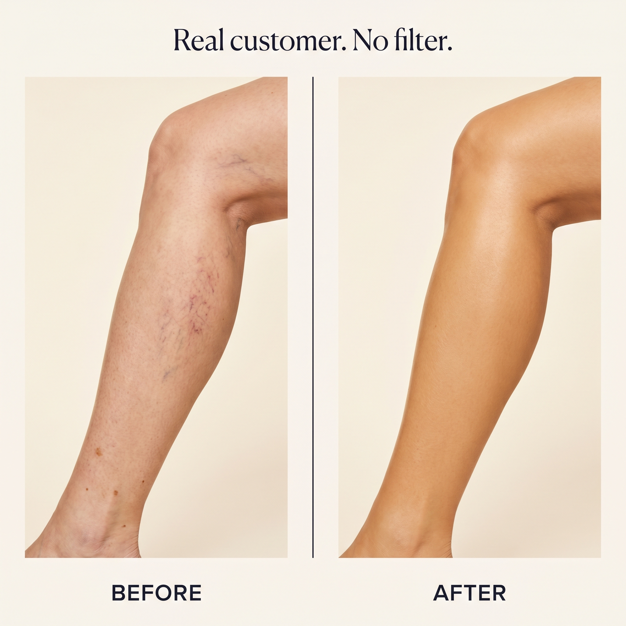 Belavi 60 Second Perfector — Full Coverage for Spider Veins, Scars, Age Spots & Stretch Marks